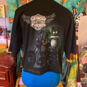 Señor Frogs Black Crop Top
